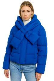 Melai dame dunjakke med tørreldetalje – moderne oversized pasform & varm komfort