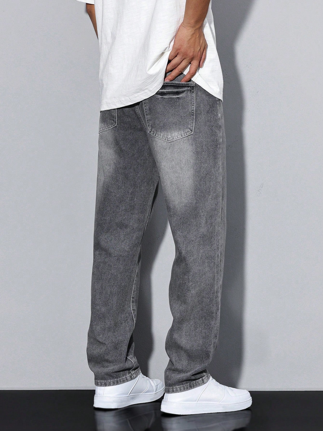 Mason Herre Baggy Jeans – Afslappede Denim Bukser med Klassiske Lommer