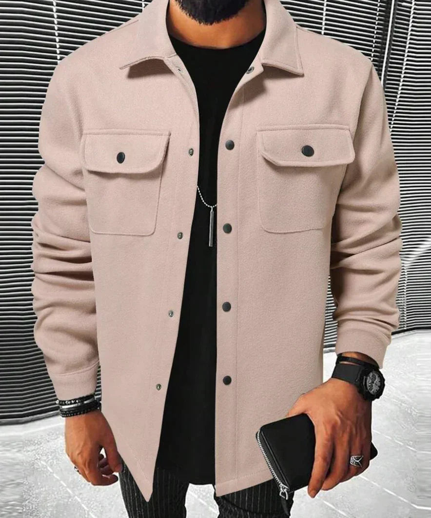 Steven Hemd Herren – Warmes & Bequemes Hemd aus Weichem Stoff im Eleganten Stil