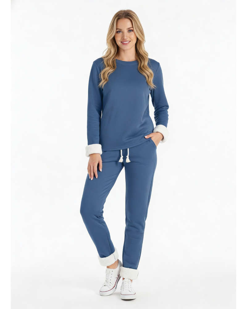 Pijama pentru femei Bloom Ensemble – Două piese, croială largă și confort de cuib