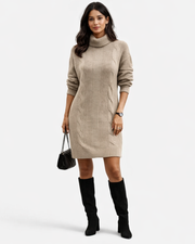 Vestido Chady para Mujer de Punto – Vestido Suéter Ajustado Elegante, Cómodo, Caliente, Estilo Moderno