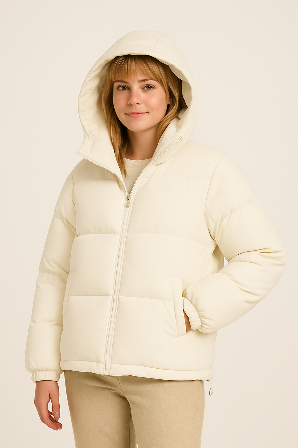 Casaco de Inverno Shaun Mulher – Casaco Quente Impermeável com Corte Elegante e Capuz