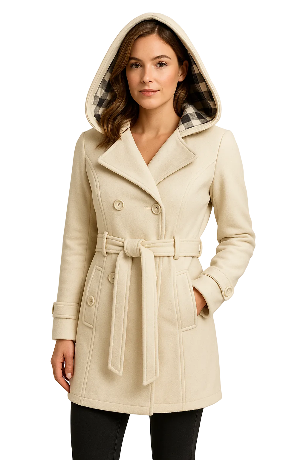 Issa Trench Mujer – Abrigo Elegante con Cinturón y Corte Entallado para Otoño e Invierno