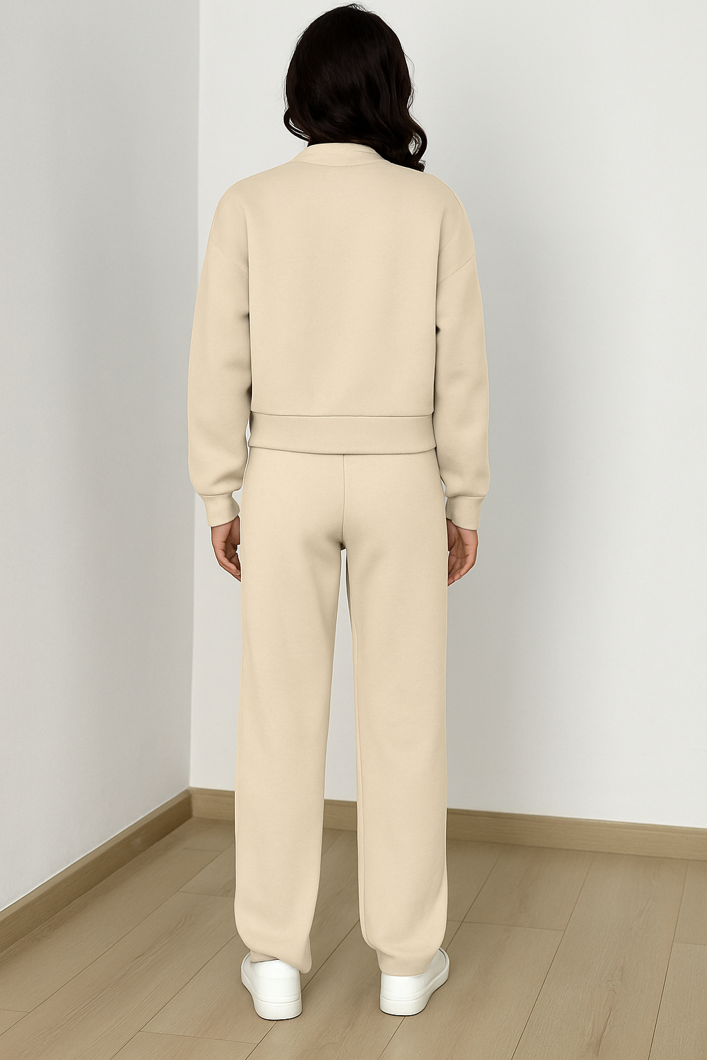 Madison Ensemble Loungewear pentru femei – Două piese moi cu croială lejeră și talie ajustabilă