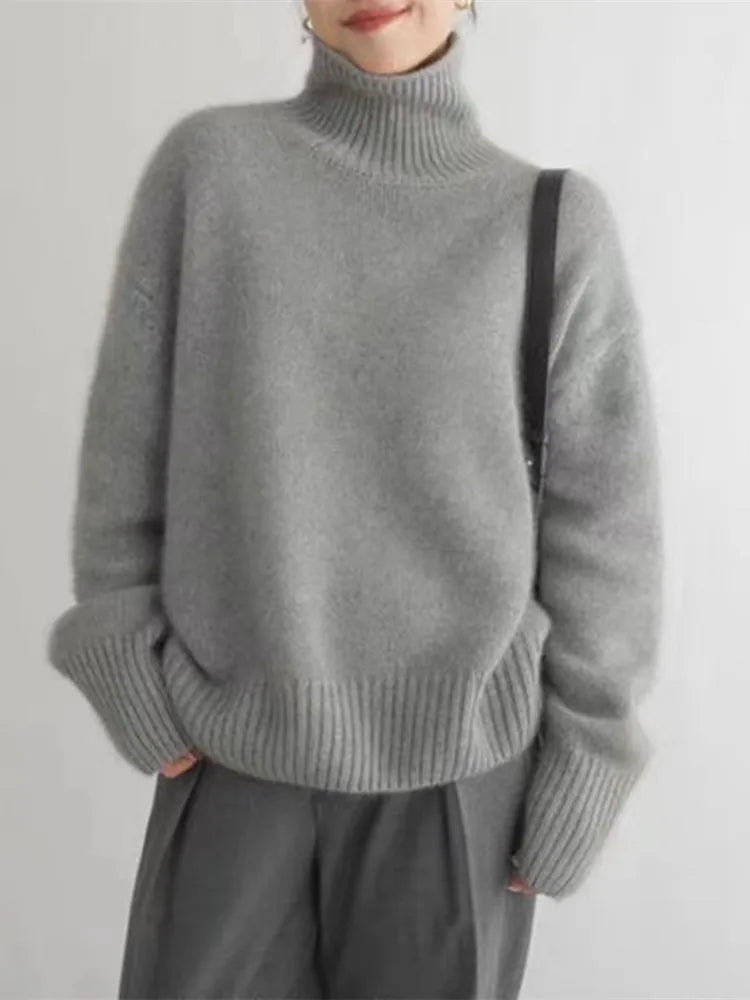 Lynn Pull Dámský – Rolák z Měkké Vlny & Elegantní pro Stylový Zimní Vzhled