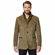 Daniel Veste Homme en Daim Premium – Manteau Élégant Coupe Classique avec Détails Cuir
