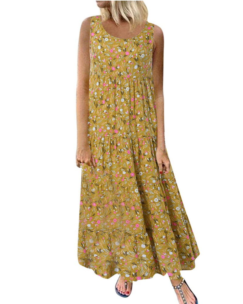 Rochie de vară Genevieve pentru femei – Rochie trapez ușoară și elegantă