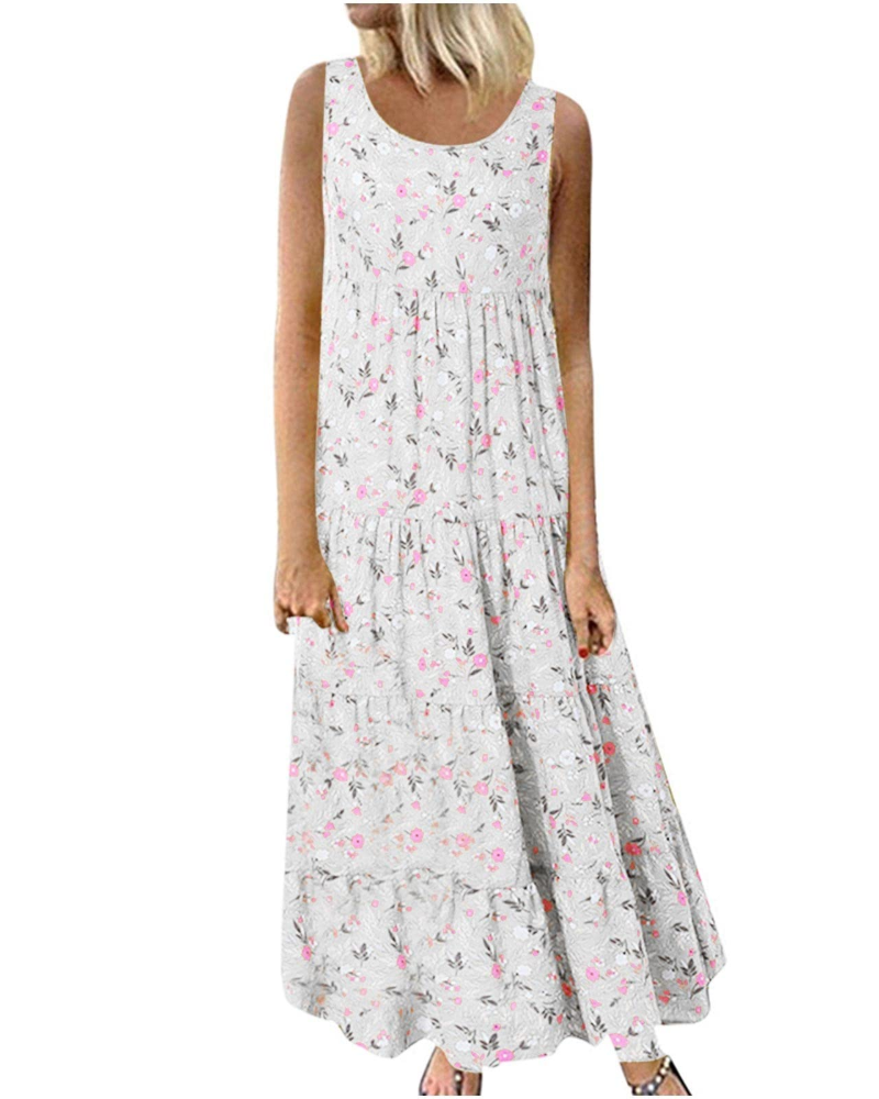 Rochie de vară Genevieve pentru femei – Rochie trapez ușoară și elegantă