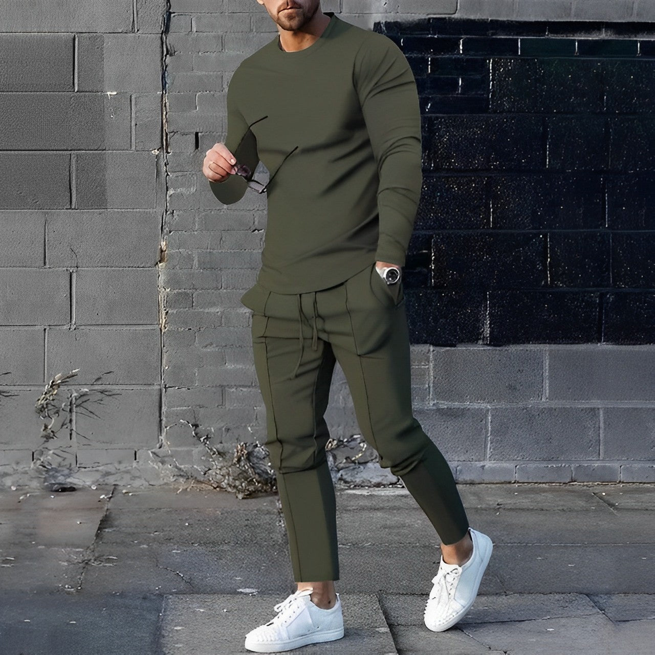 Conjunto Orlan Homem Essential – Roupa Leve e Respirável com Corte Confortável e Descontraído