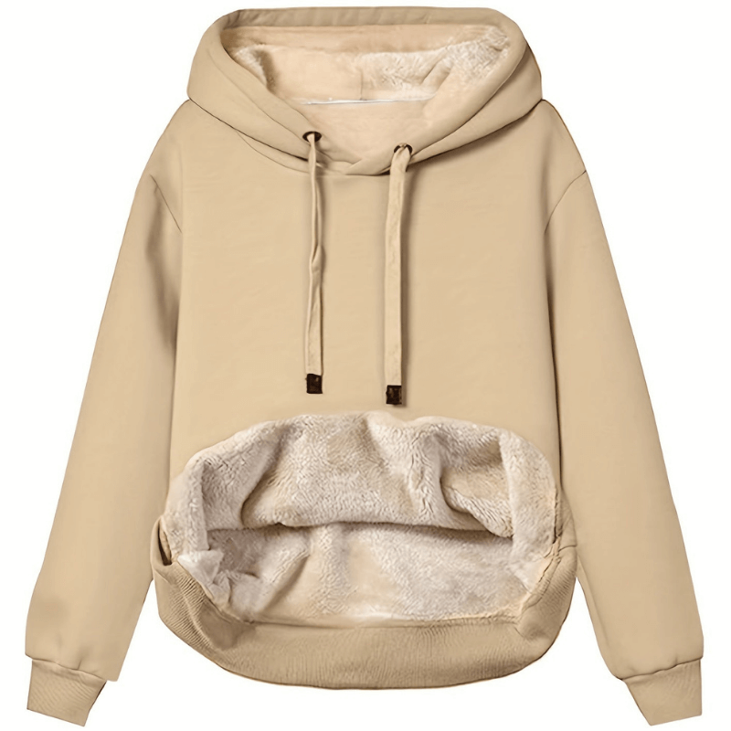 Kaylani Damen-Hoodie – Warmer Winter-Kapuzenpullover aus weichem, bequemem Fleece