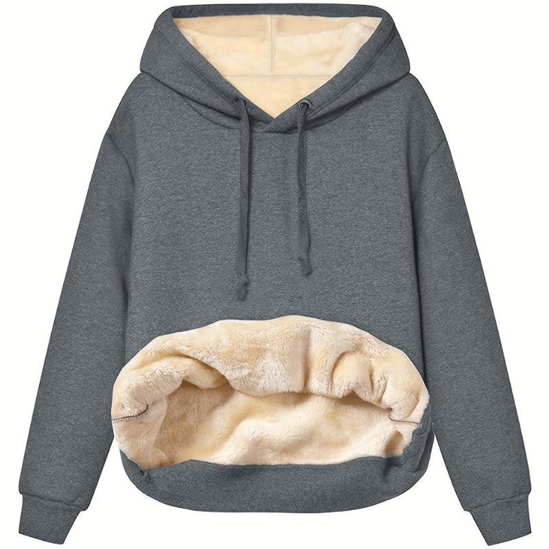 Kaylani Damen-Hoodie – Warmer Winter-Kapuzenpullover aus weichem, bequemem Fleece