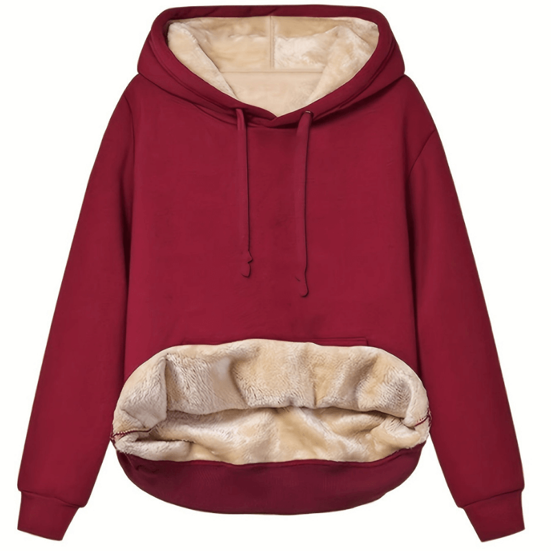 Kaylani Damen-Hoodie – Warmer Winter-Kapuzenpullover aus weichem, bequemem Fleece