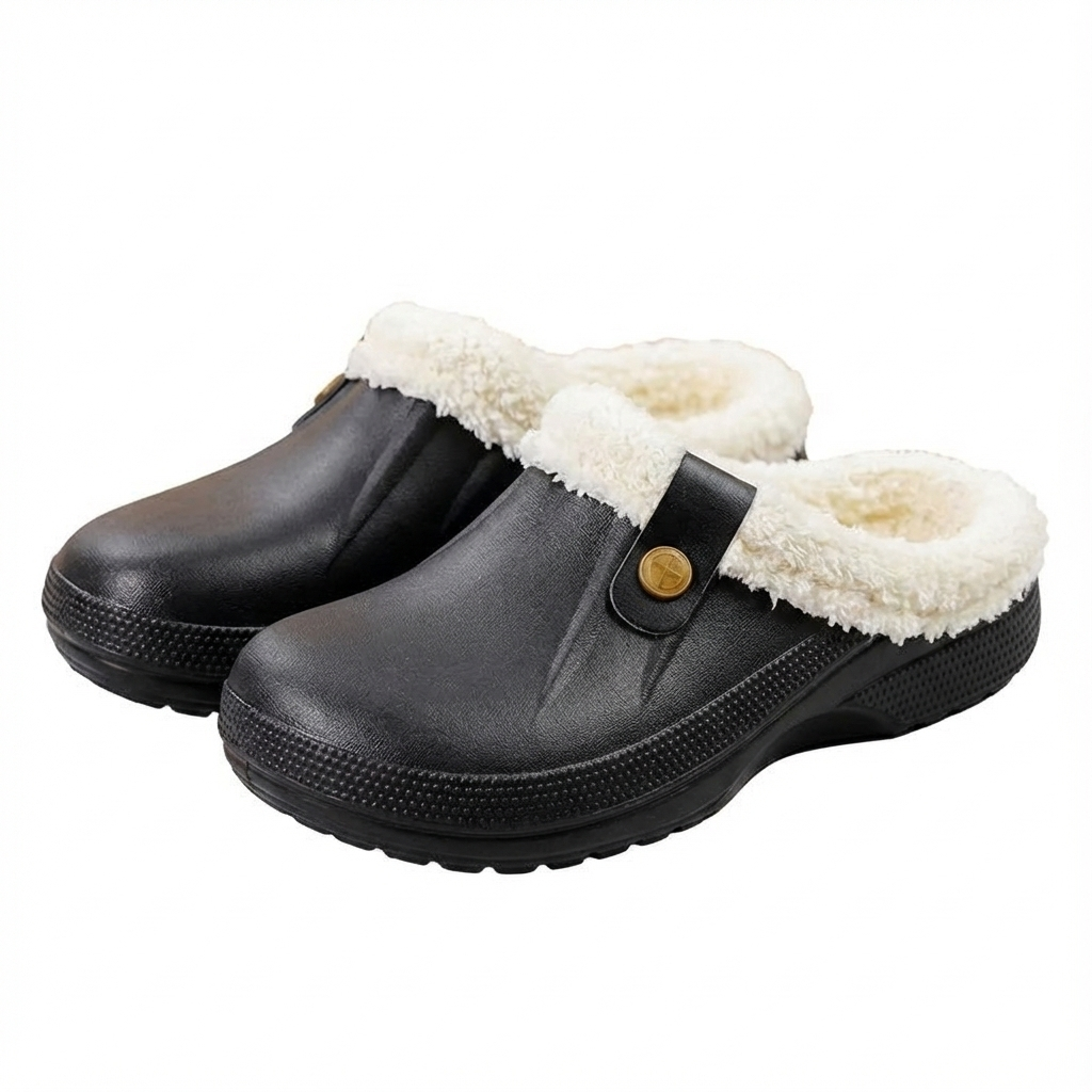 Gwen Briskey Women's Warm Clogs – Comfortable Slippers Lined for Indoor & Outdoor Use