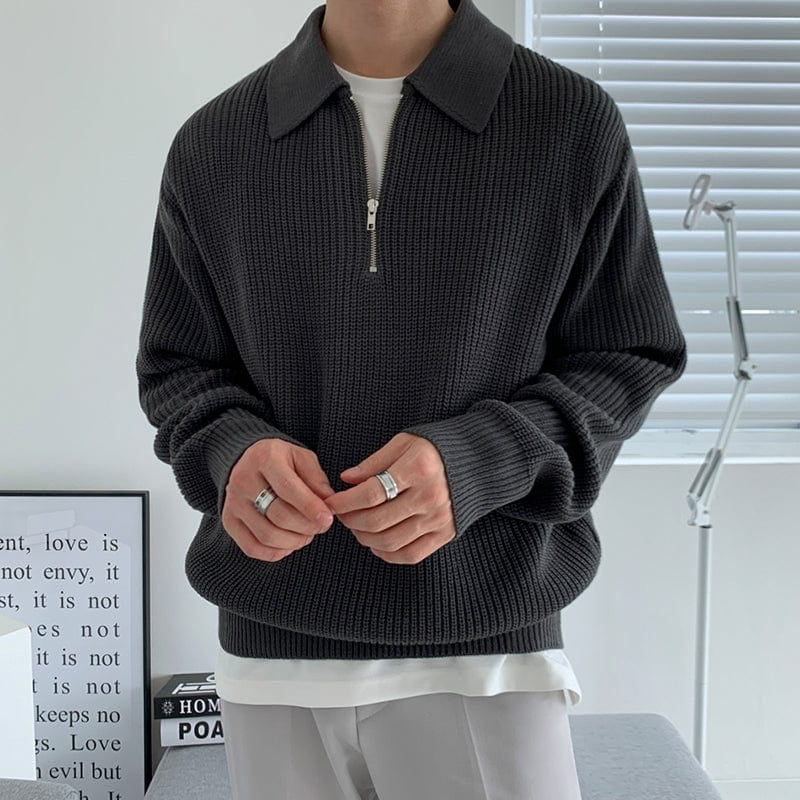 Giovanni Pull Zippé Homme Old Money – Elegantný a pohodlný na jeseň a zimu