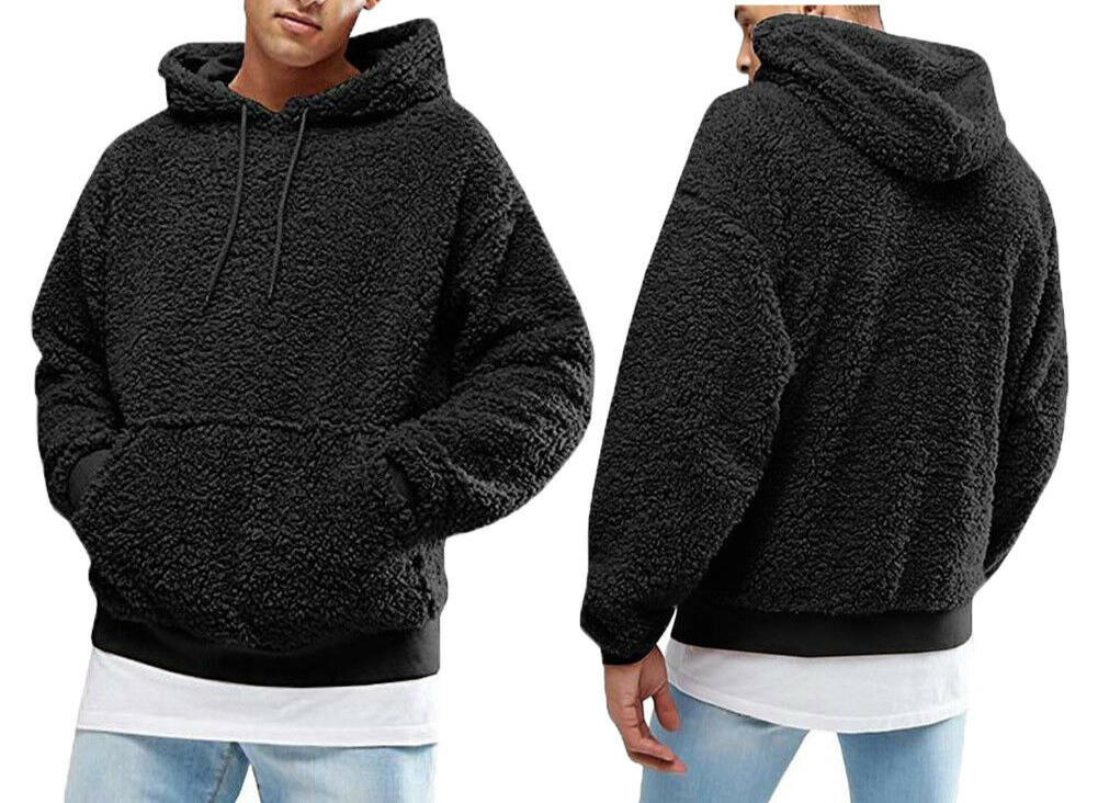 Gavin Men's Hoodie Sweatshirt – Comfortable and Warm Sweater with Large Front Pocket