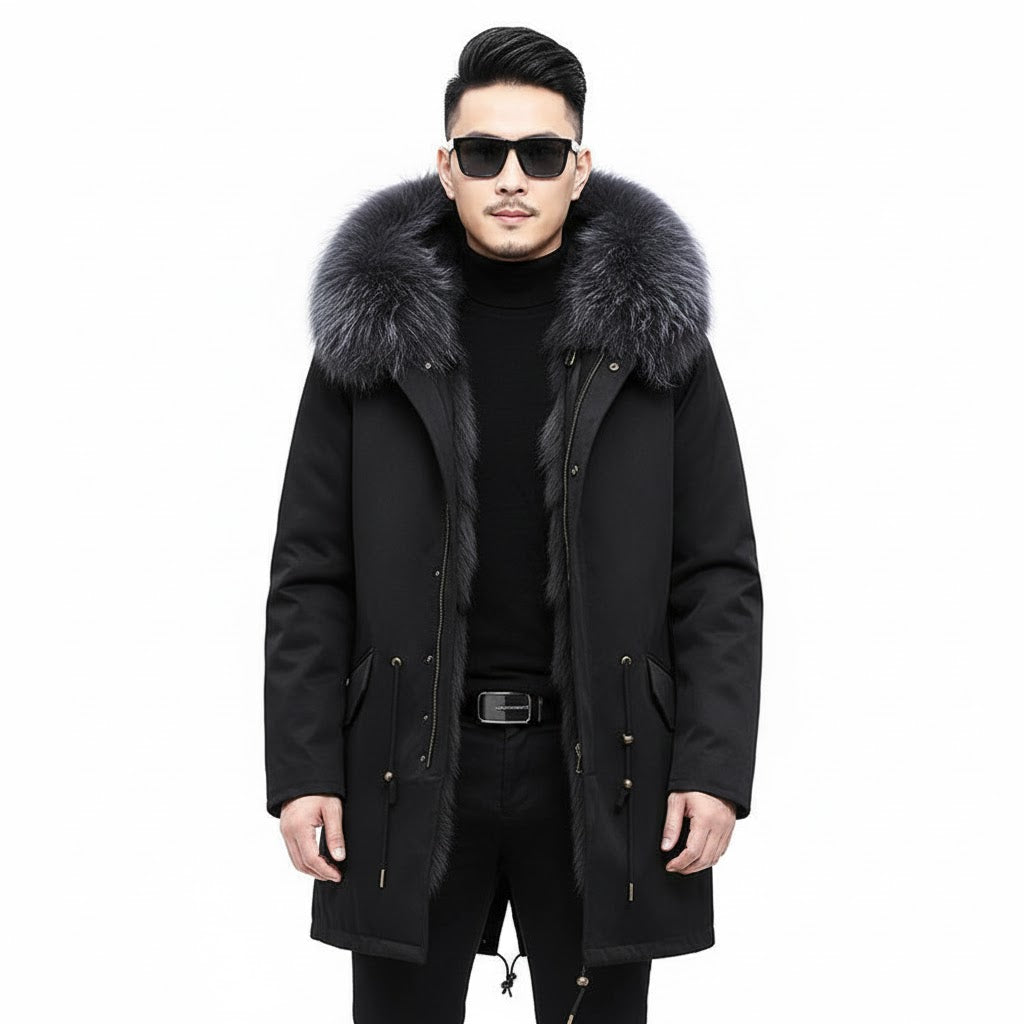 Hans Abrigo de Invierno para Hombre Lunero Eindhoven – Abrigo de Lana Elegante y Cálido