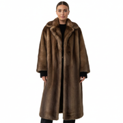 Helene Women's Long Winter Coat – Elegant Warm Jacket in Durable Fibers & Comfortable Fit
