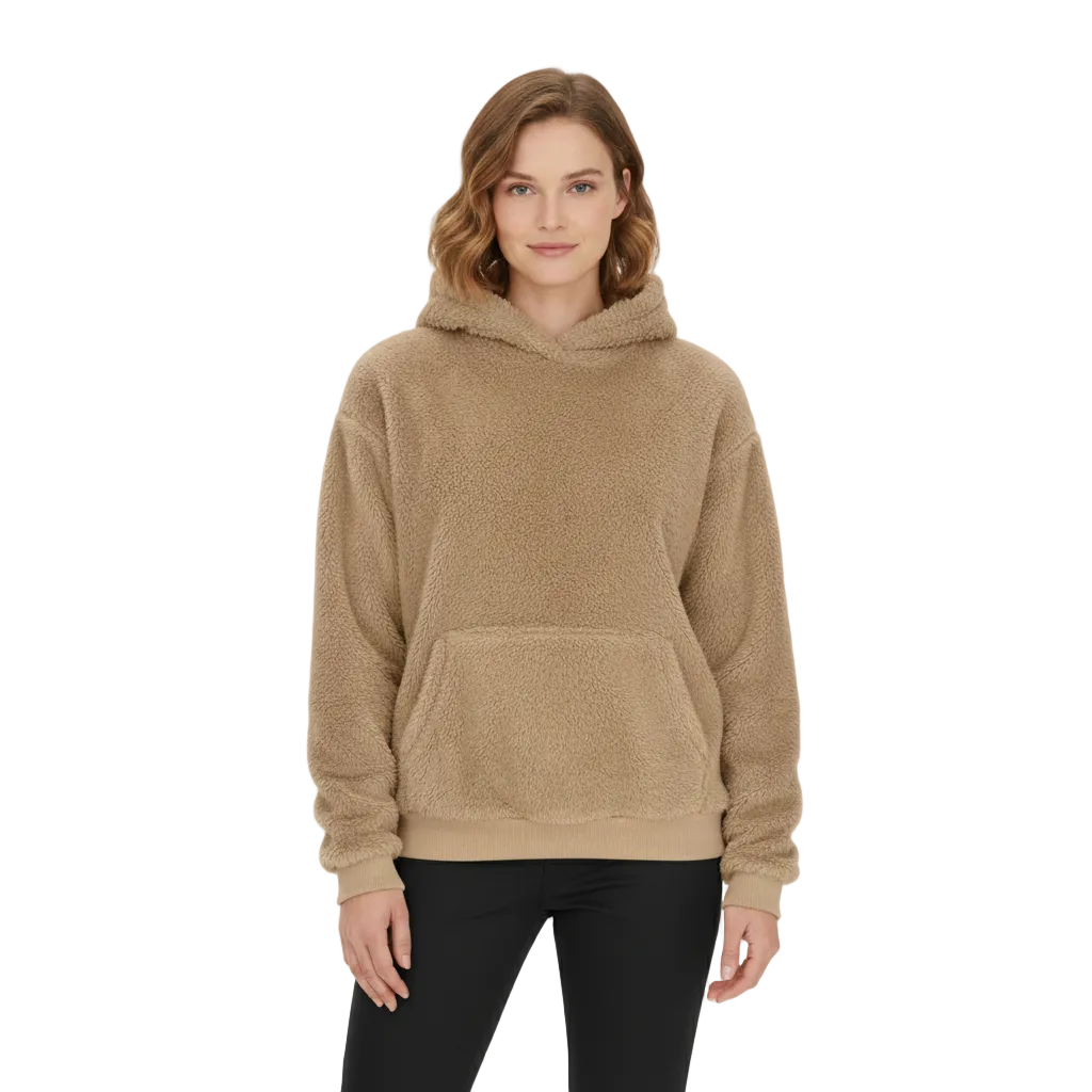 Kila Fluffy Unisex Hoodie – Ultra Soft and Warm Hoodie with Kangaroo Pocket