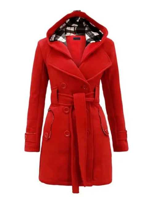 Issa Trench Mujer – Abrigo Elegante con Cinturón y Corte Entallado para Otoño e Invierno