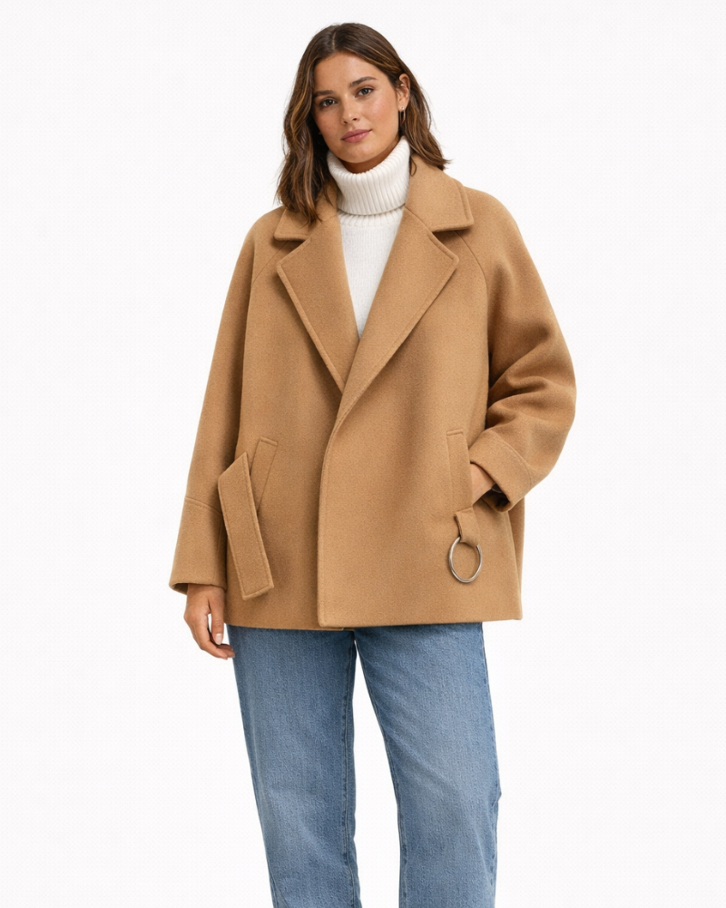 Colette Manteau Femme Ceinturé – Manteau Élégant Coupe Flatteuse Chaud Hiver