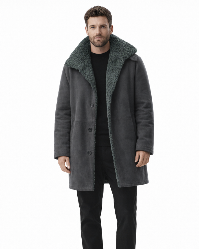 Aziel Giacca Outdoor Uomo – Giacca Invernale Taglio Moderno Resistente al Vento