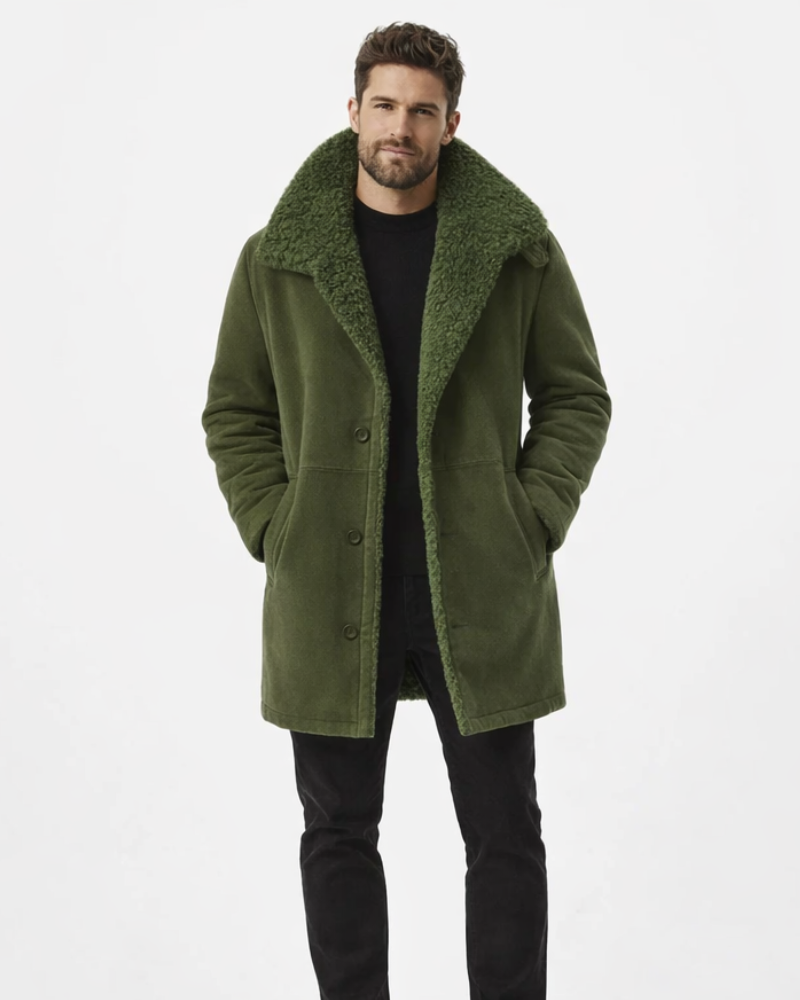 Aziel Giacca Outdoor Uomo – Giacca Invernale Taglio Moderno Resistente al Vento