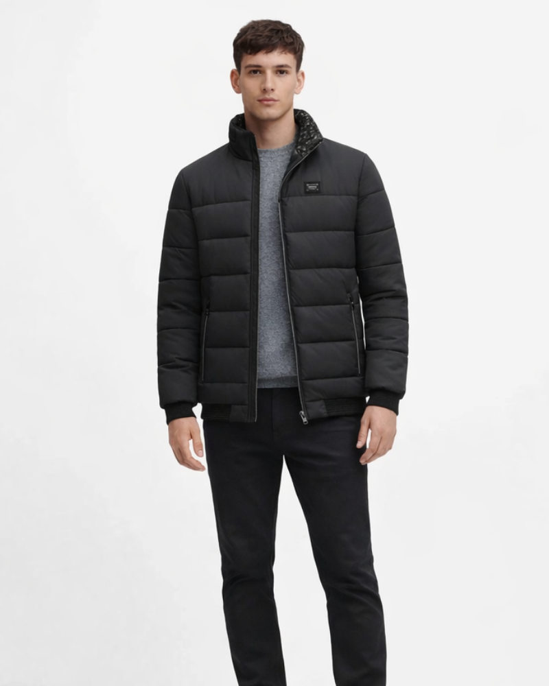 Théo Herren-Fleecejacke – Warme, gefütterte Winterjacke im modernen Stil, komfortabel