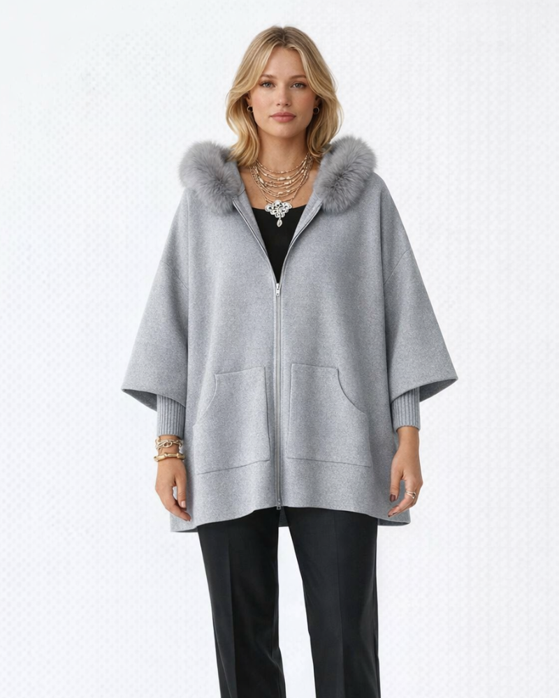 Ellie Sweat Femme na zip – mikina s kapucí a klokankou, ležérní zimní styl