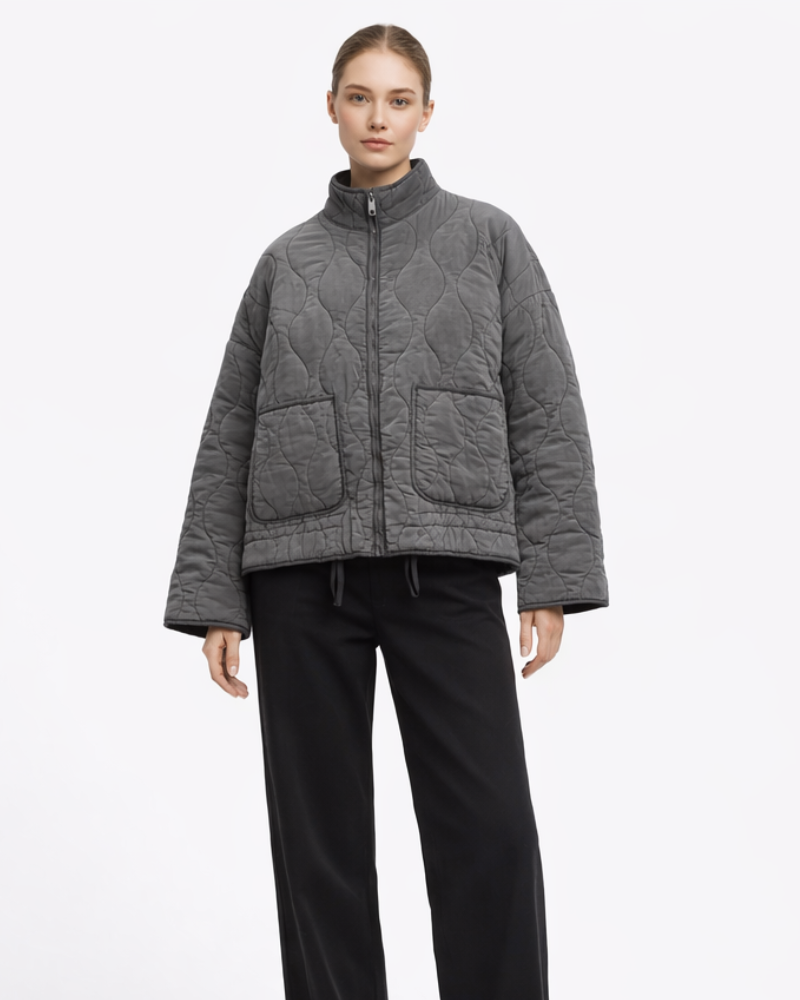 Seraphina Chaqueta Mujer Elegante – Chaqueta Abotonada con Bolsillos, Chaqueta Casual Chic
