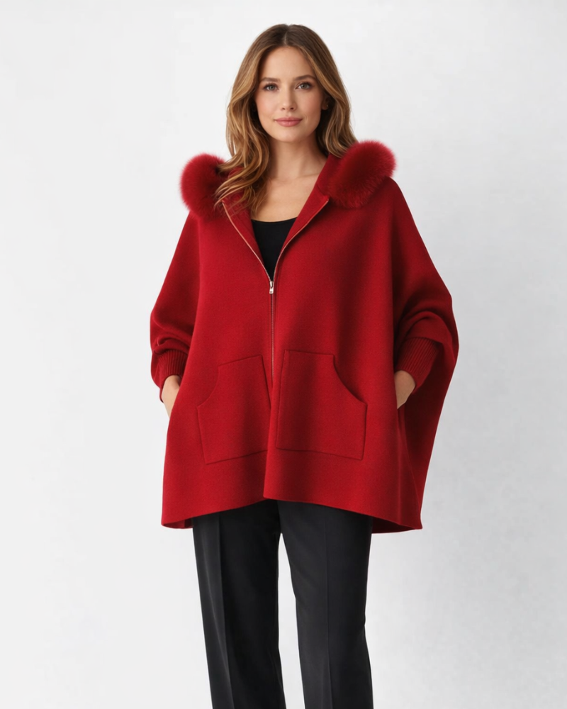 Ellie Sweat Femme na zip – mikina s kapucí a klokankou, ležérní zimní styl