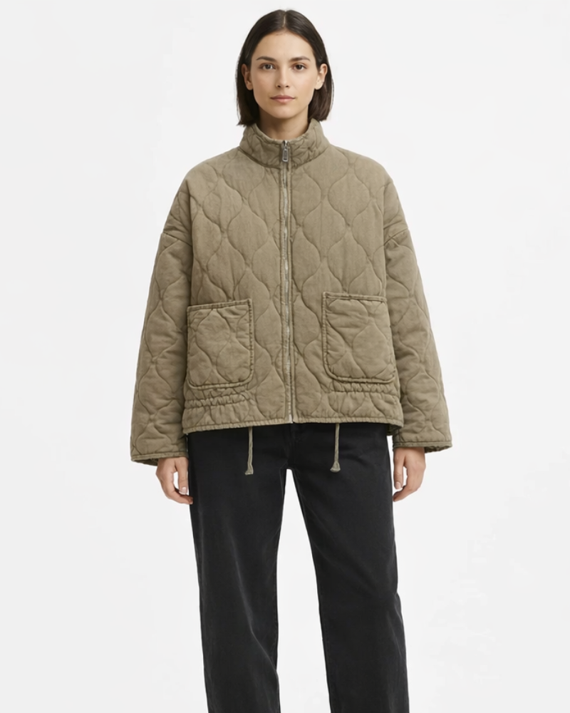 Seraphina Chaqueta Mujer Elegante – Chaqueta Abotonada con Bolsillos, Chaqueta Casual Chic