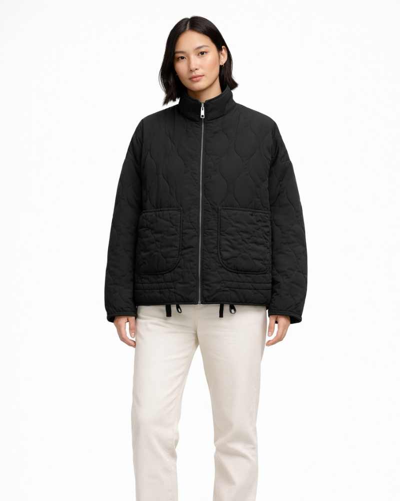 Seraphina Damenjacke Elegant – Knopfjacke mit Taschen, Schicke Freizeitjacke