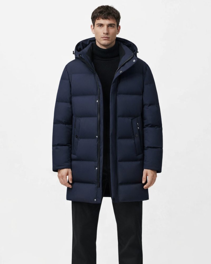 Parka Lucian para Hombre Invierno – Parka Premium con Capucha Acolchada de Plumón Estilo Urbano