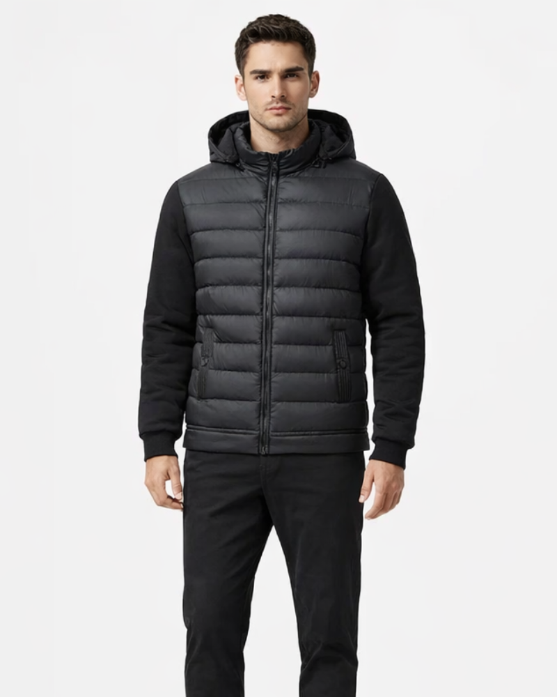 Ronan miesten hupullinen takki – kevyt streetwear-tyylinen rento takki
