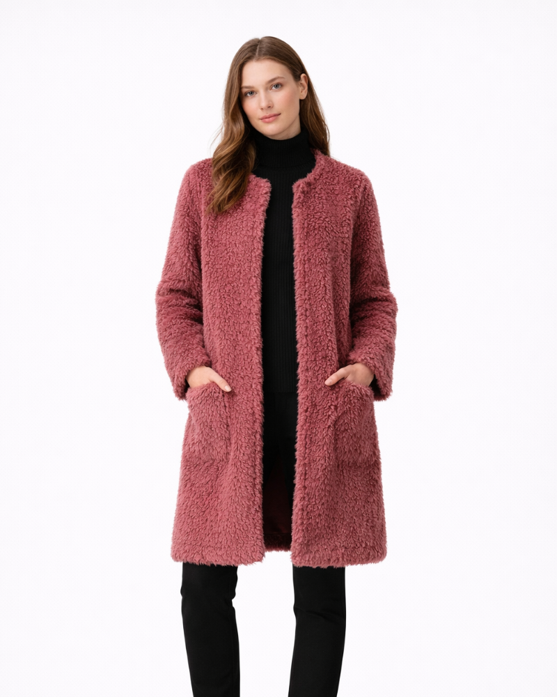 Aveline Women's Sheepskin Coat – Long Soft & Elegant Fur Coat