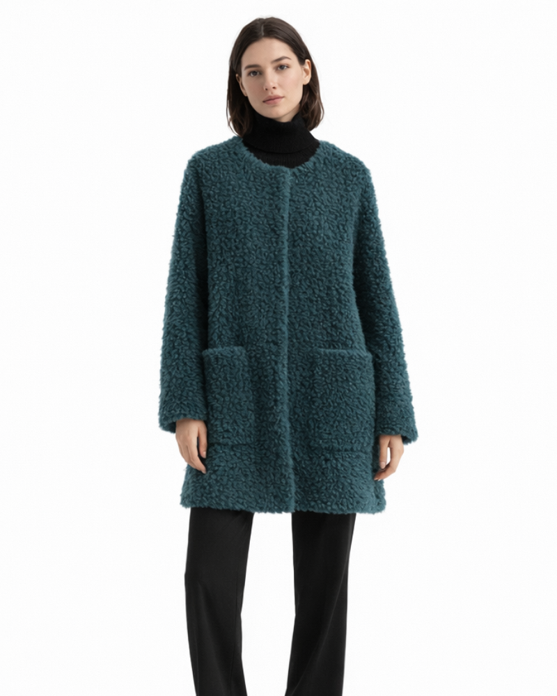 Aveline Women's Sheepskin Coat – Long Soft & Elegant Fur Coat