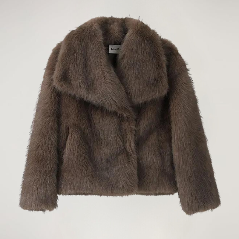 Liliana Manteau Luxe Femme – Płaszcz z sztucznego futra ultra-miękki w eleganckim stylu na zimę