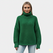 Lina Rolák Oversize Dámský Svetr – Teplý Svetr s Volným Střihem v Moderním Stylu
