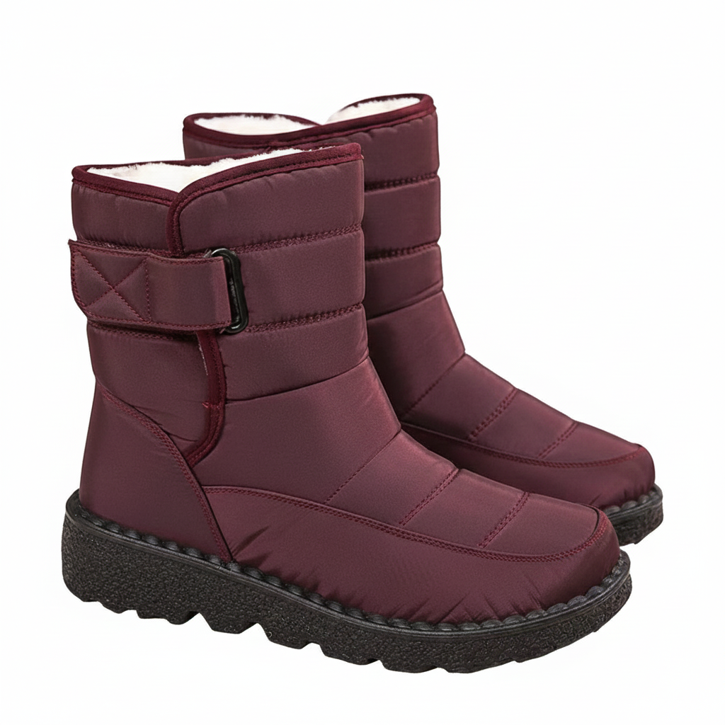 Loisa Waterproof Winter Boots – Non-Slip Fur-Lined Snow Boots