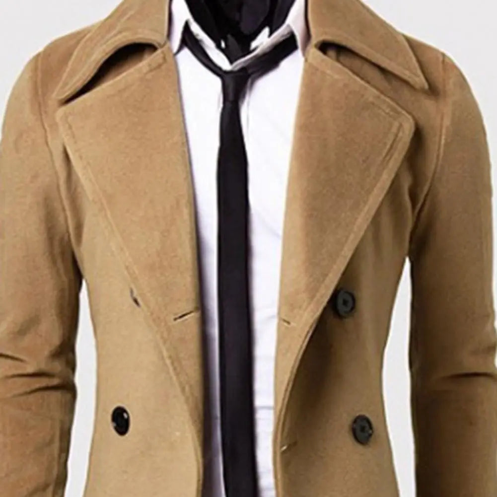 Titus Trench Long Men Lunero Eindhoven – British Trench Straight Cut Double Breasted