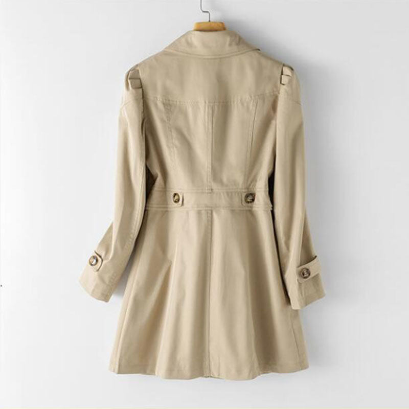 Trench Freya Mulher Meio Comprimento – Corte Elegante, Tecido Leve & Estilo Chic Versátil