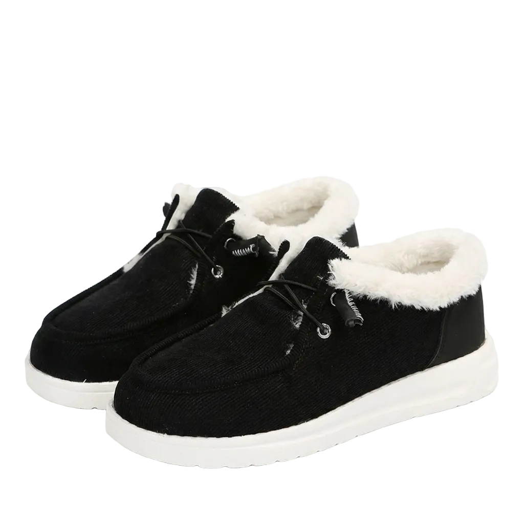 Maren Women's Slip-On Boots – Plush Lining, Non-Slip & Lightweight Winter