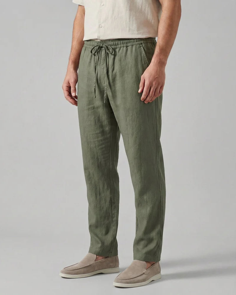Landon Herrenhose – Weite, leichte, atmungsaktive Hose mit fließendem Schnitt, lässig-eleganter Stil