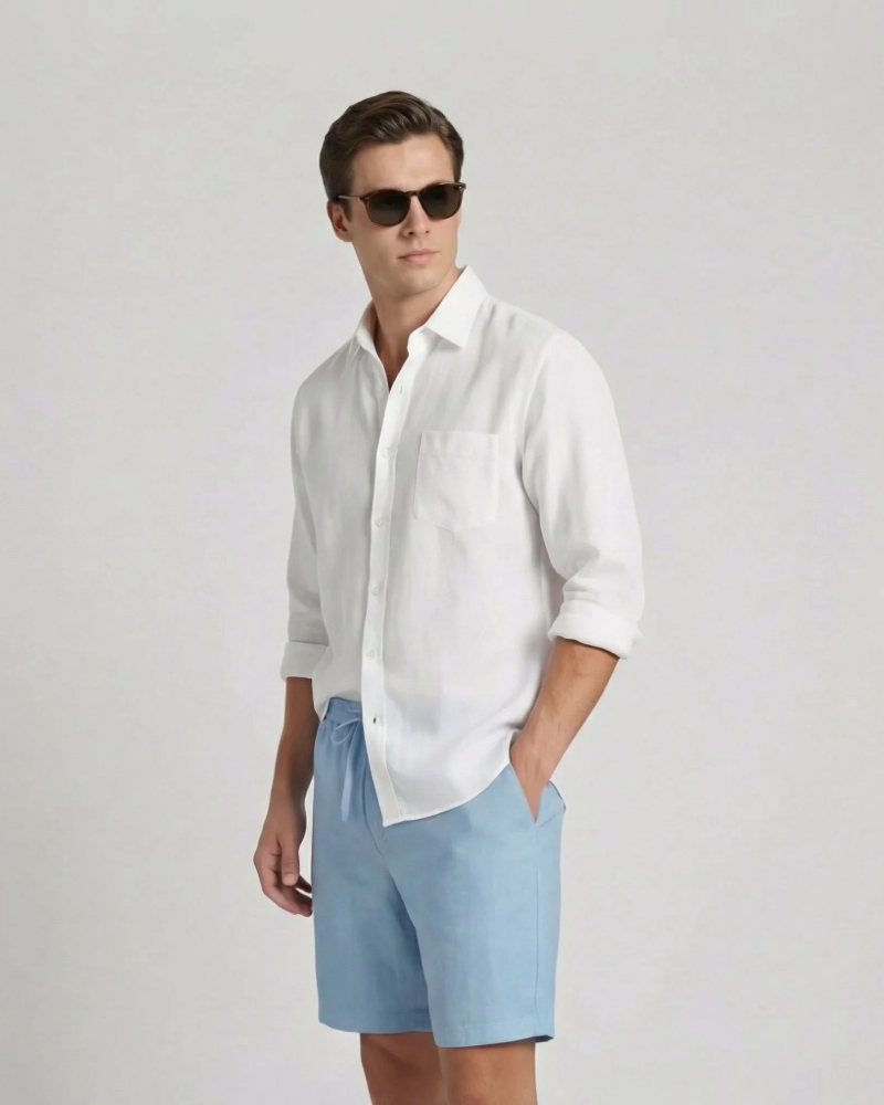 Weston Short Herre – Let, Åndbar Shorts, Afslappet Pasform, Casual Sommer