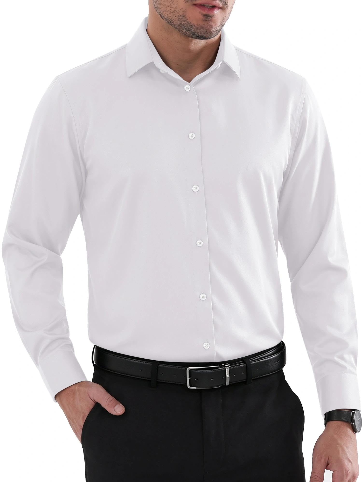 Louie Men's Shirt – Wrinkle-Free Regular Fit Shirt, Reinforced Collar & Long Sleeves