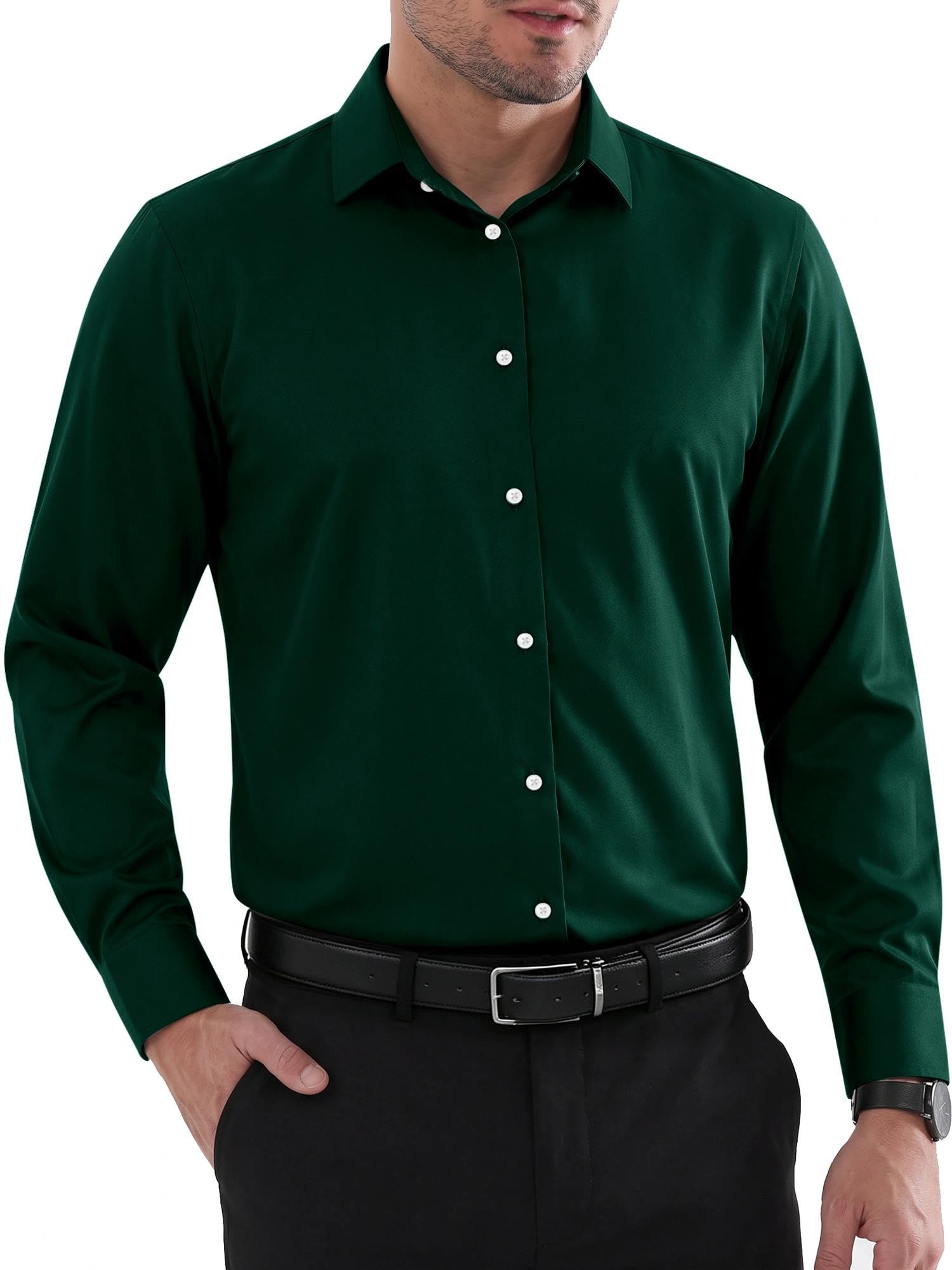 Louie Men's Shirt – Wrinkle-Free Regular Fit Shirt, Reinforced Collar & Long Sleeves