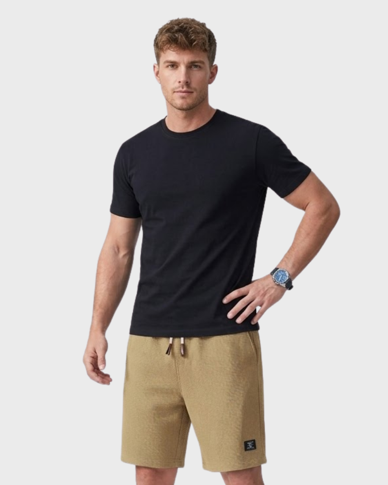 Henry Short Homem Verão – Corte Casual Elegante & Tecido Leve e Respirável