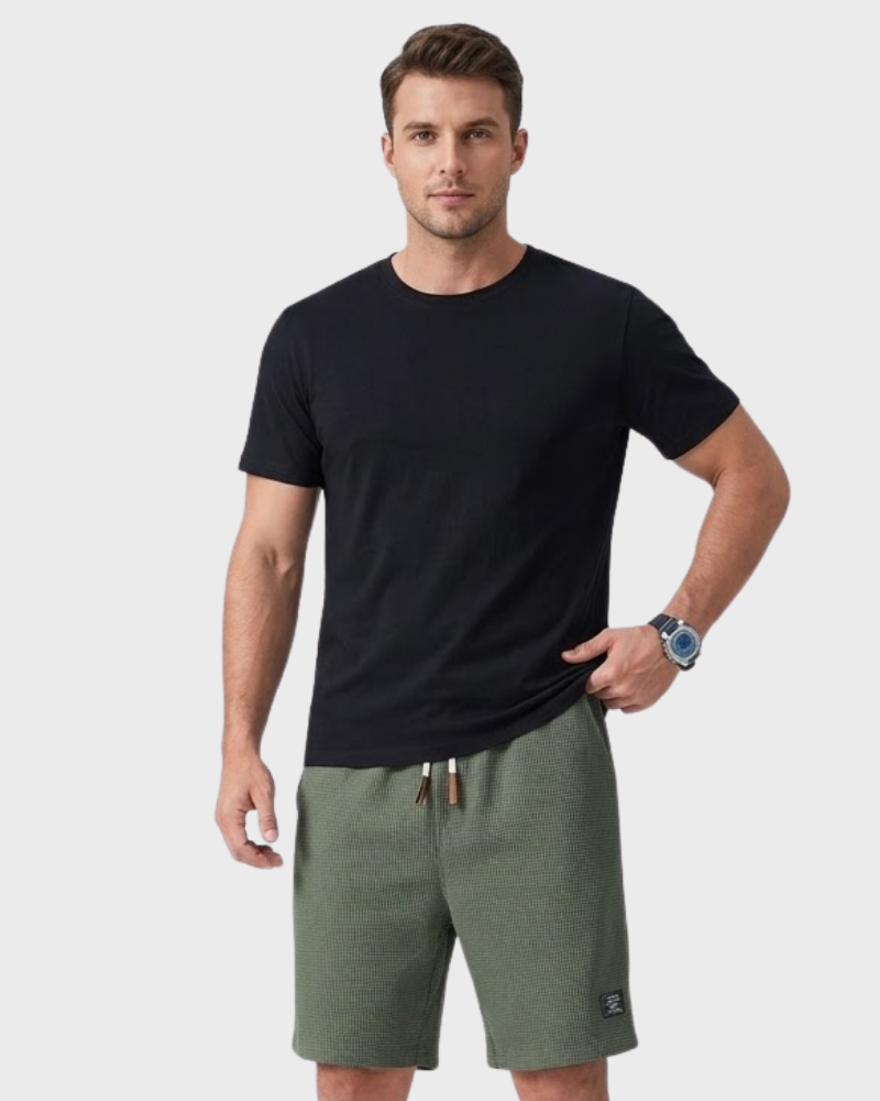 Henry Short Homem Verão – Corte Casual Elegante & Tecido Leve e Respirável