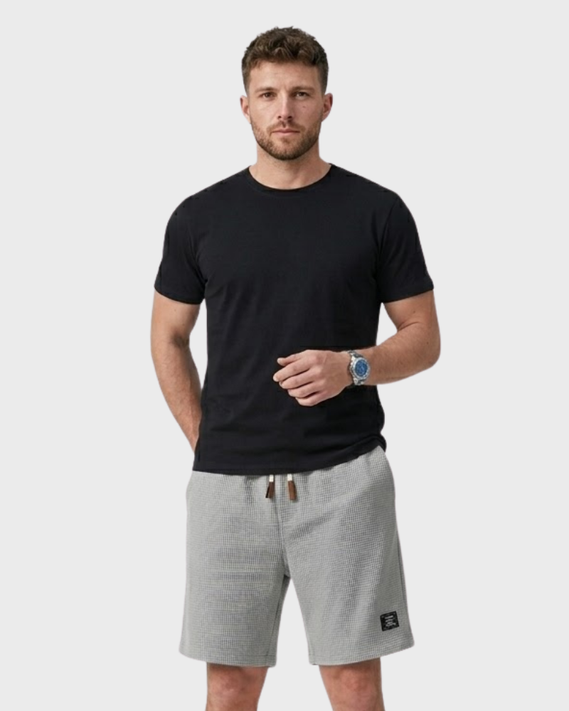 Henry Short Homem Verão – Corte Casual Elegante & Tecido Leve e Respirável