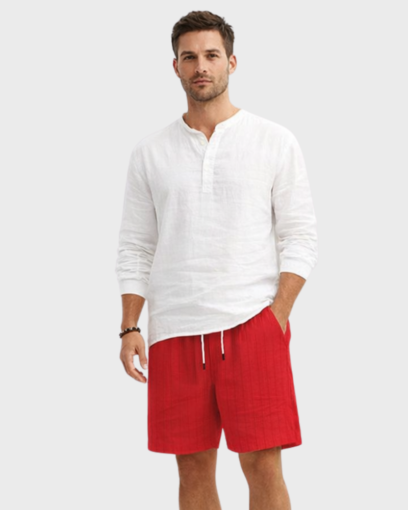 Aiden Short Homme – Coupe Ample, Taille Élastique & Tissu Léger Séchage Rapide